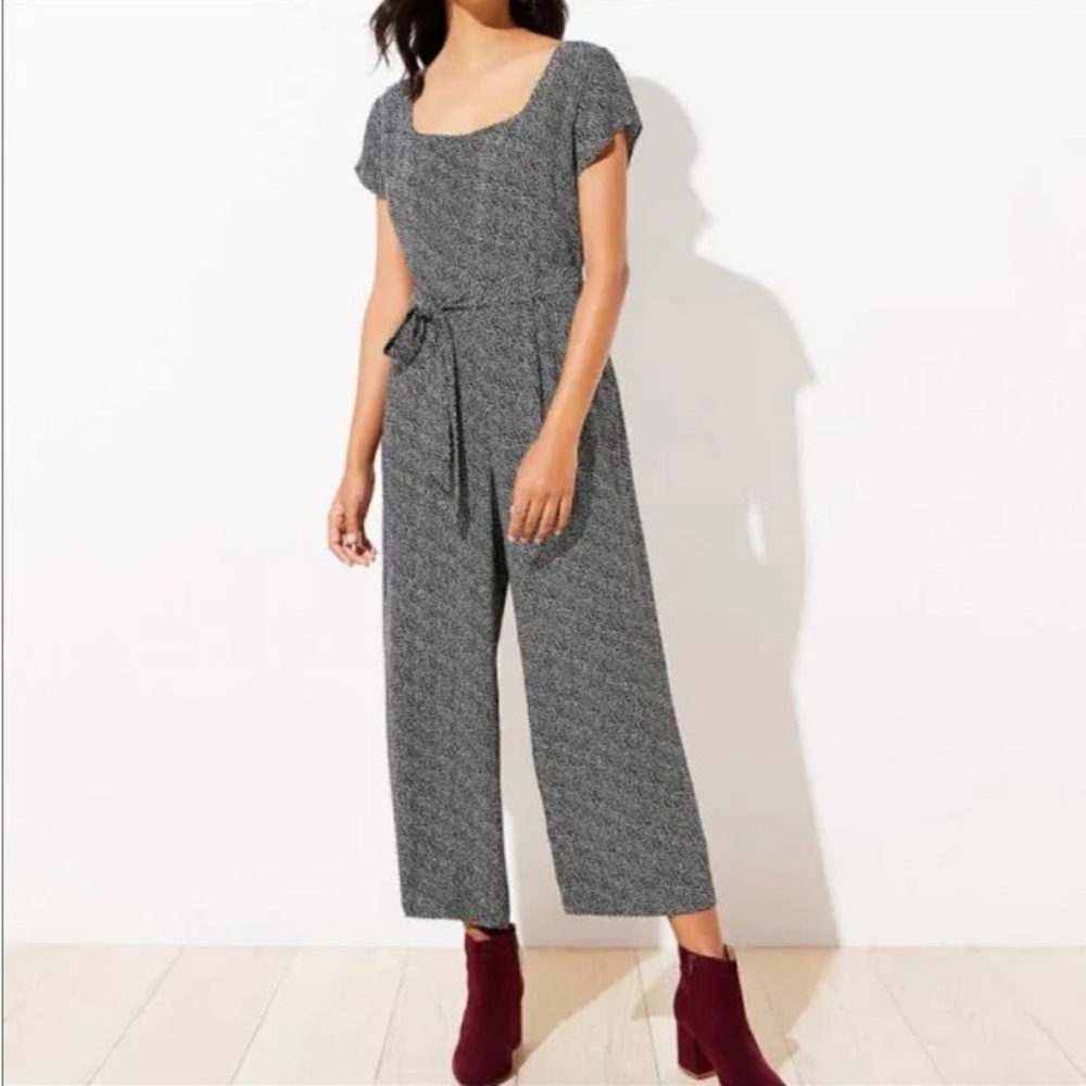 Heart print loft jumpsuit